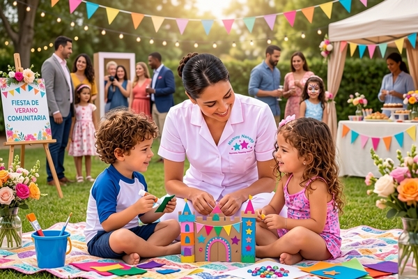 Cuidado de niños en eventos y bodas