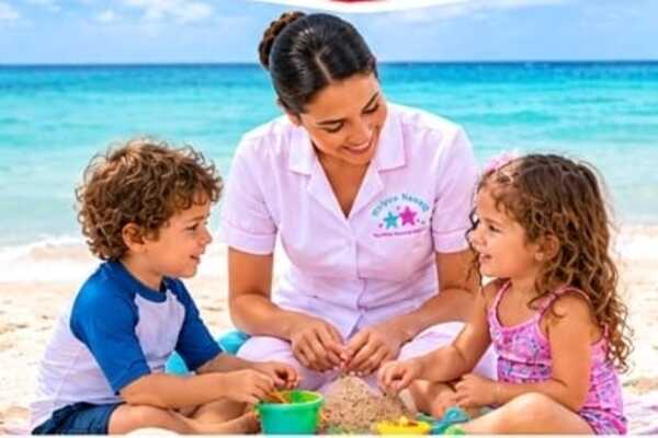 Niñeras para vacaciones en la playa